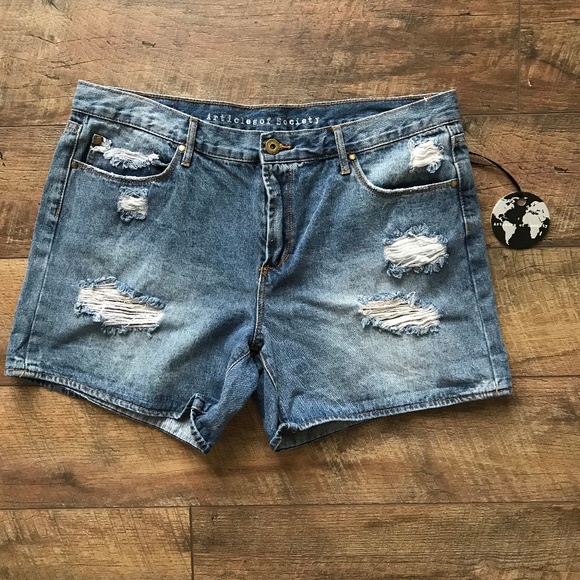 articles of society jean shorts